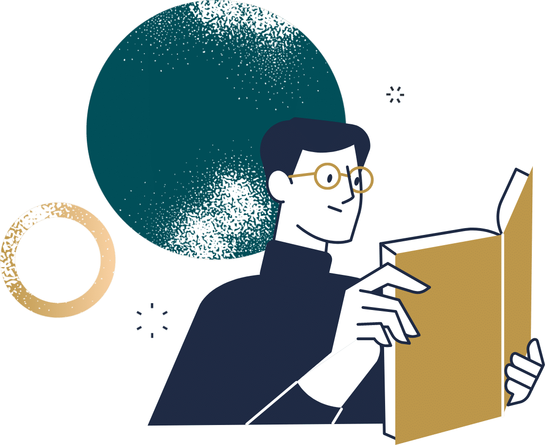 Publishing process illustration
