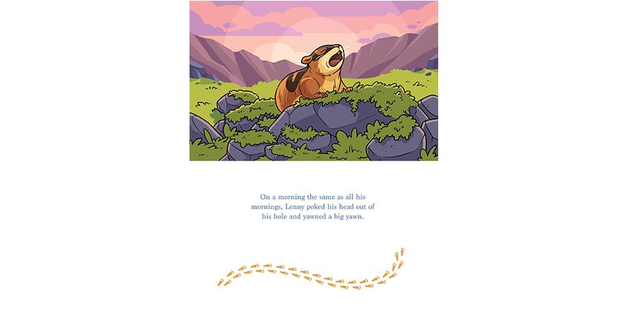Half-page illustration